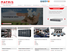 Tablet Screenshot of matrisbilisim.com